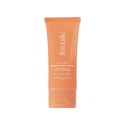 Foxtale Ultra Matte Spf 50 Pa++++ and Primer, Shade 2, No White Cast, Blurs Out Pores Primer 50 ml
