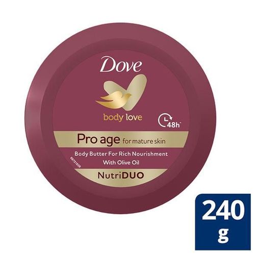 Dove Body Love Pro Age Body Butter, For Mature Skin, Paraben Free 240 gm