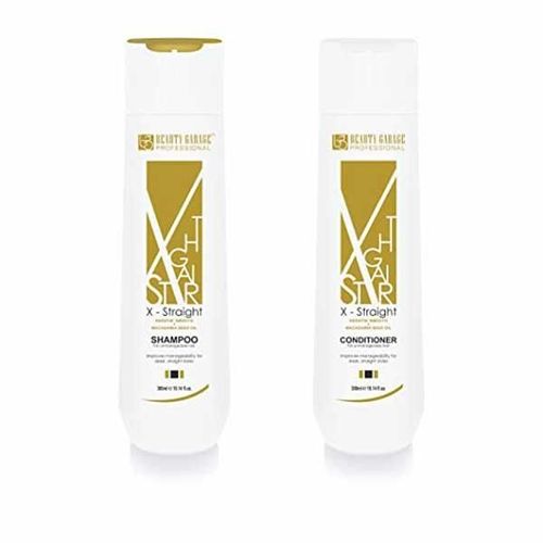 Beauty Garage X-Straight Combo (Shampoo 300 ml + Conditioner 300 ml)
