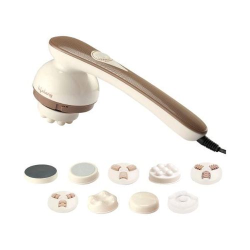 Lifelong Powerful Double Head Body Massager Hammer With 3 Massage Heads LLM36 1's