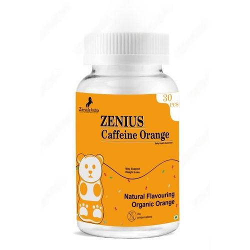 Zenius Caffeine Orange Gummies 30's