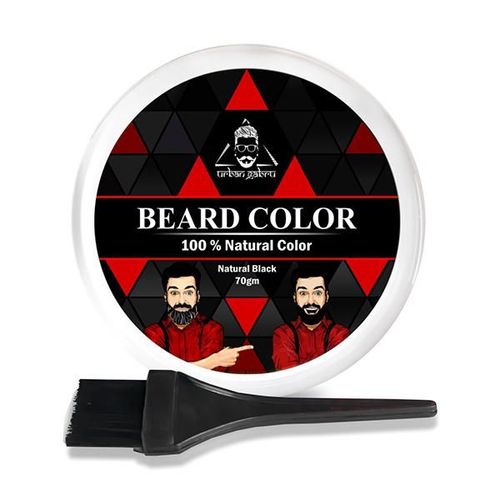 Urban Gabru Beard Color with Henna Powder - Natural Black 70gm