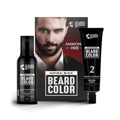 Beardo Beard Color No Ammonia - Natural Black (30gm + 30ml) 1's