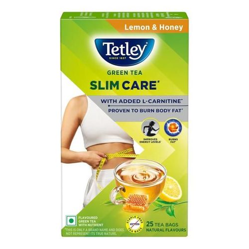TETLEY Green Tea SLIM CARE - Lemon & Honey 25's