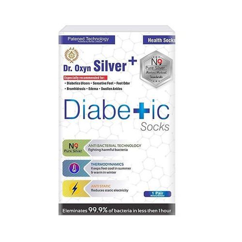 Dr. Oxyn Silver Plus Diabetic Care Socks (1 Pair)