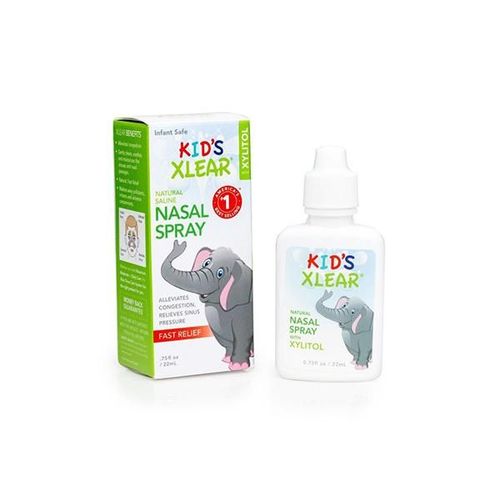 Xlear Kid's Natural Saline Nasal Spray for Sinus and Allergy Relief 22 ml