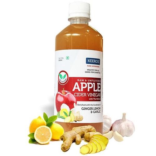 Keeros Pure Superdrink Raw & Unfiltered Apple Cider Vinegar 500 ml