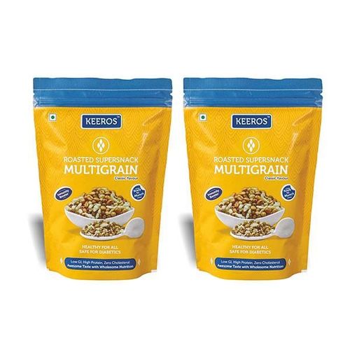Keeros Roasted Supersnack Multigrain - Classic (Pack of 2 x 450 gm)