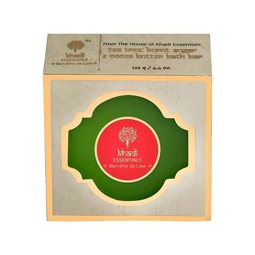 Khadi Essentials Healing Bath Bar - Tea Tree, Burnt Sugar & Cocoa Butter 125 gm