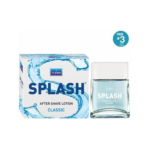 Vi-John Splash Classic After Shave Lotion - Pack of 3 x 50 gm