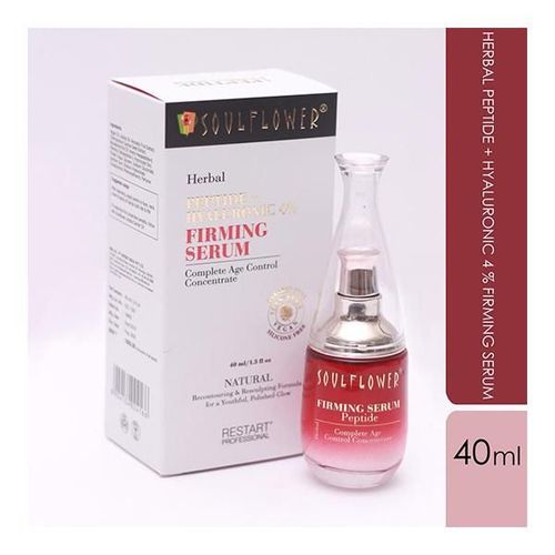 Soulflower Firming Serum - Peptide & Hyaluronic 4% 40 ml