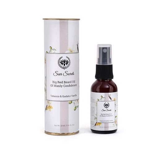 Seer Secrets Big Red Beard Oil of Manly Confidence - Tobacco & Gudalur Vanilla 30 ml
