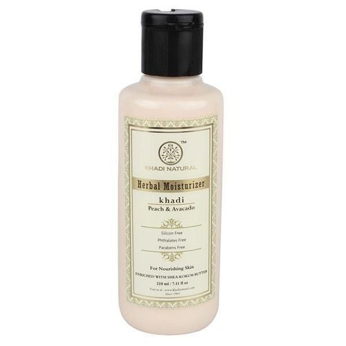 Khadi Natural Herbal Moisturizer - Peach & Avacado 210 ml