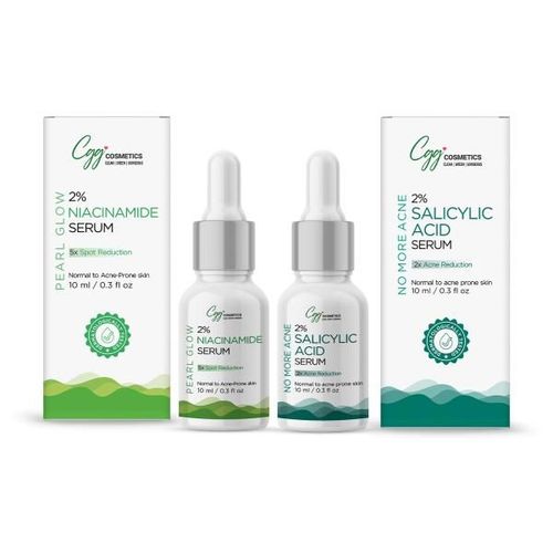 CGG Cosmetics Acne Reduction Combo (Niacinamide Serum 10 ml + Salicylic Acid Serum 10 ml)