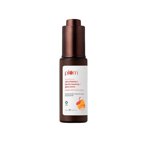 Plum Calendula & 10% Vitamin C Barrier Boosting + Glow Serum Boosts Glow Builds Skin Barrier 30 ml