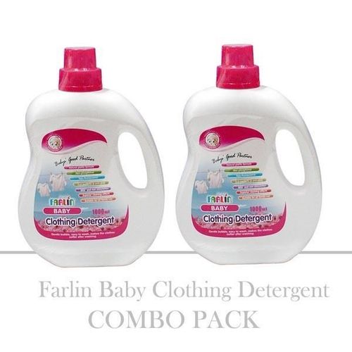 Farlin Baby Clothing Detergent Liquid (Pack of 2 x 1000ml)