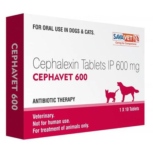 CEPHAVET (VET) 600 Tablet 10's