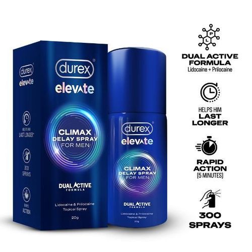 Durex Elevate Climax Delay Spray for Men 20 g