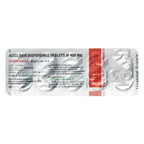 Ocuvir DT 400mg Tablet 5'S