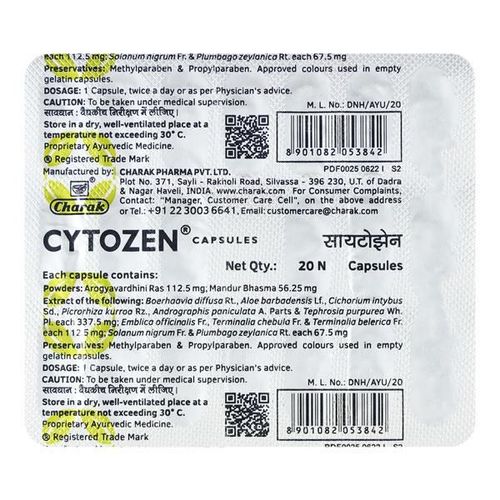 Cytozen Capsule 20'S