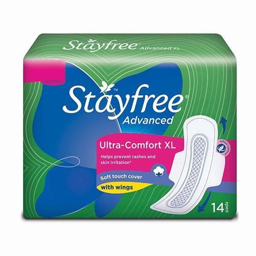 Stayfree Advanced Ultra-Soft with Wings (XXL) 14's