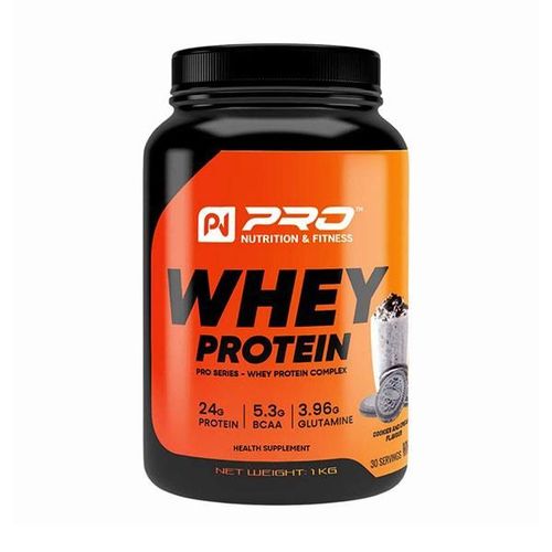 Pro Nutrition & Fitness Whey Protein - Cookies & Cream Flavour 1 kg