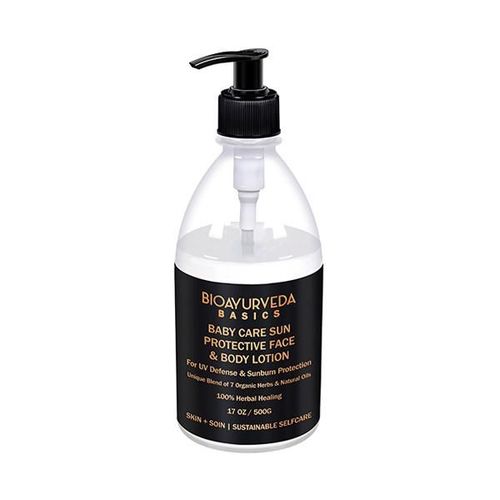Bioayurveda Basics Baby Care Sun Protective Face & Body Lotion 500 gm