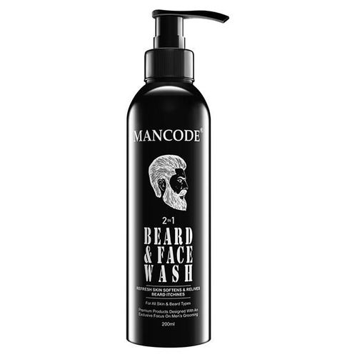 MANCODE 2 in 1 Beard & Face Wash 200 ml