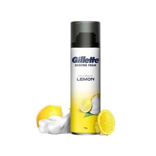 Gillette Classic Lemon Lime Pre Shave Foam 196 gm