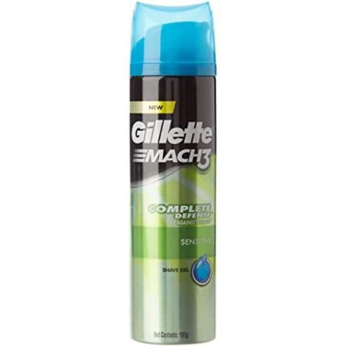 Gillette Mach 3 Complete Defense Shave Gel - Sensitive 195 gm