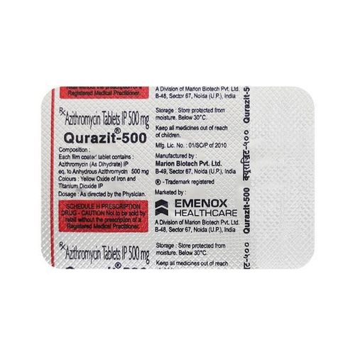 Qurazit 500mg Tablet 3'S