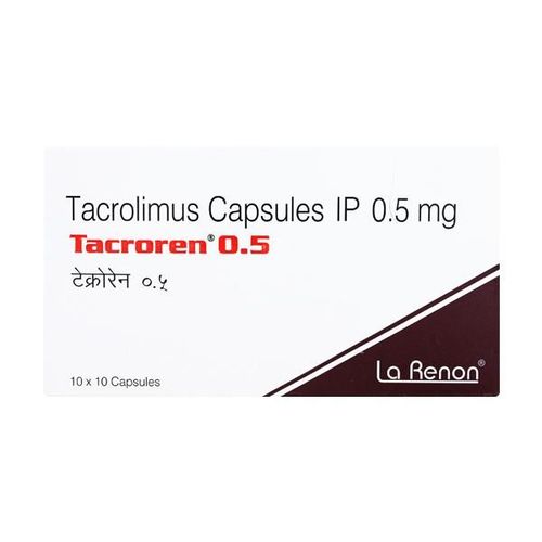 Tacroren 0.5mg Capsule 10'S