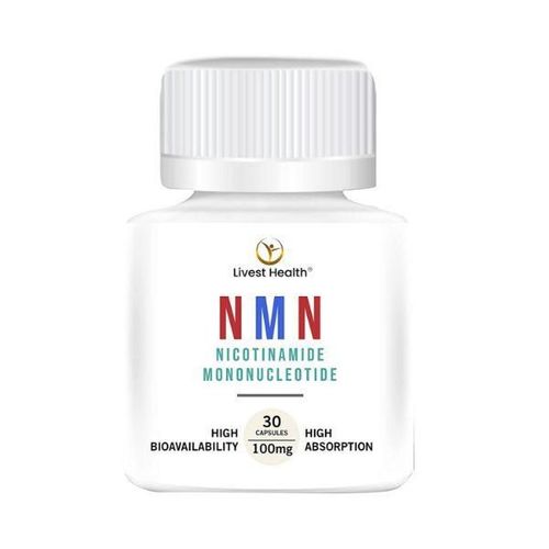 Livest Health Nicotinamide Mononucleotide (NMN) High Absorption 100mg Antioxidant & Longevity 30's