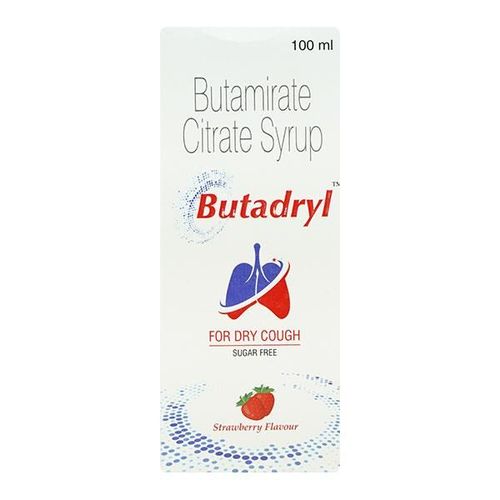 BUTADRYL SUGAR FREE STRAWBERRY FLAVOUR Syrup 100ml