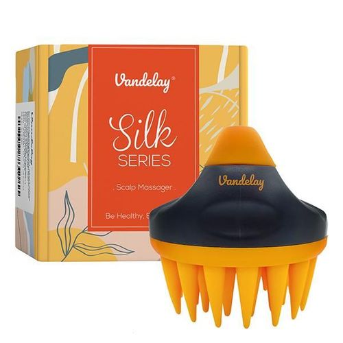 Vandelay Silk Series Scalp Massager - Orange