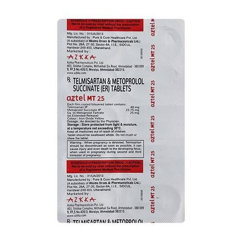 AZTEL MT 25mg Tablet 10's