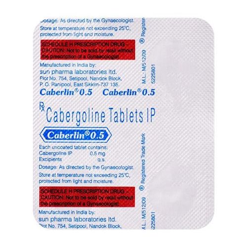 Caberlin 0.5mg Tablet 4'S