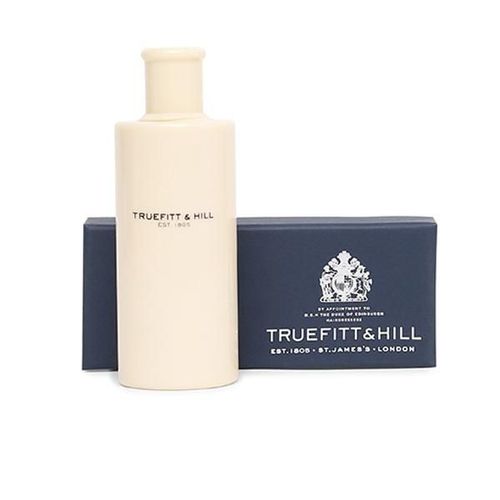 Truefitt and Hill Faux Ivory Super Badger Shave Brush Turnback Travel Essential Grooming Collection For Men 1's
