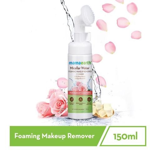 Mamaearth Micellar Water Foaming Makeup Remover Liquid 150 ml