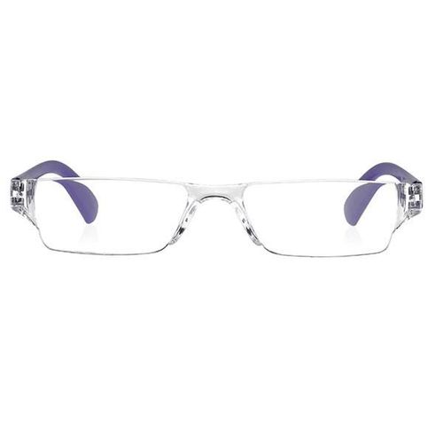 Klar Eye Rectangle Rimless K-511 Reading Glass - Purple, 1.75 Power