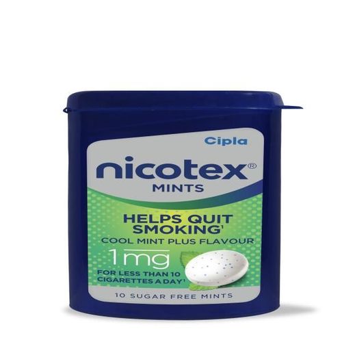 Nicotex Mini Lozenge 1 mg - Mint Plus Flavour 10's