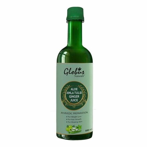 Globus Naturals Immunity Booster Aloevera Amla Tulsi Ginger Juice 500 ml