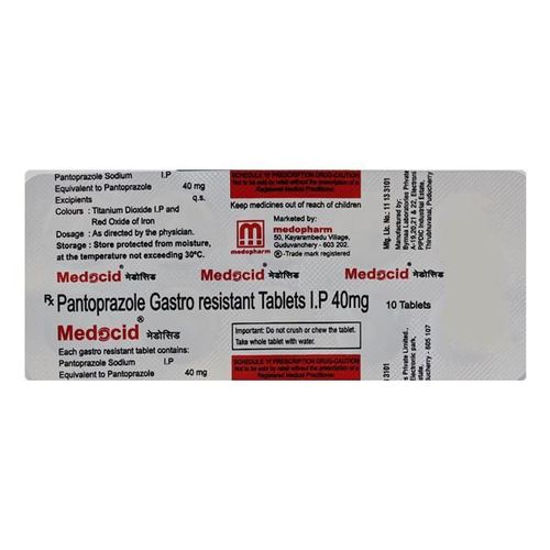 Medocid 40mg Tablet 10'S