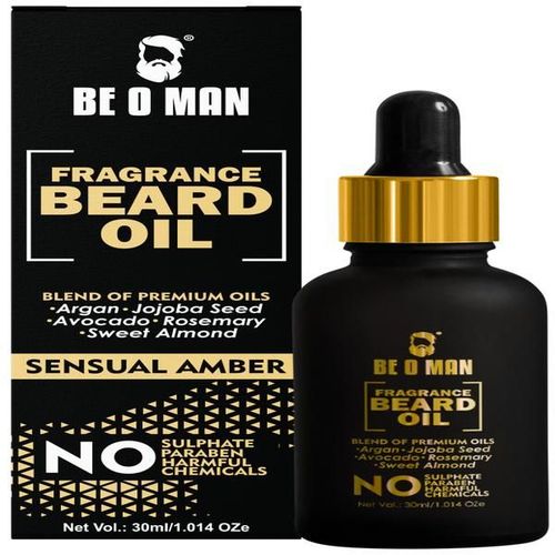 Be O Man Fragrance Beard Oil - Sensual Amber 30 ml