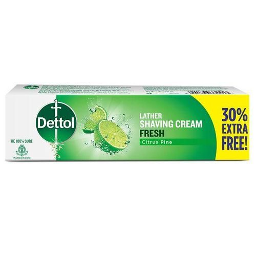 Dettol Lather Shaving Cream - Fresh 78 gm