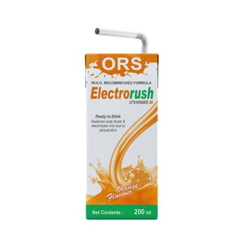Electrorush ORS Liquid - Orange Flavour 200 ml