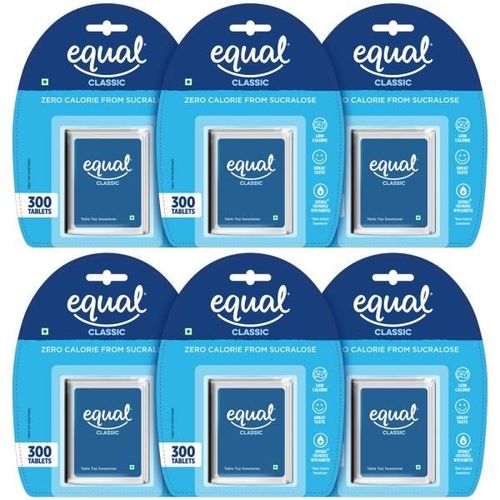 Equal Classic Sweetener Tablet (Pack of 6 x 300's) 1's