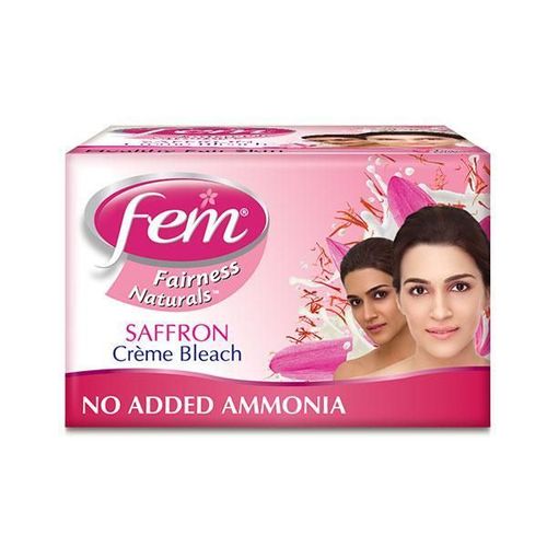 Fem Fairness Naturals Saffron Creme Bleach 24 gm