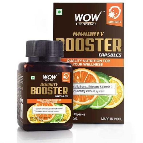 WOW Life Science Immunity Booster Veg Capsules 60's