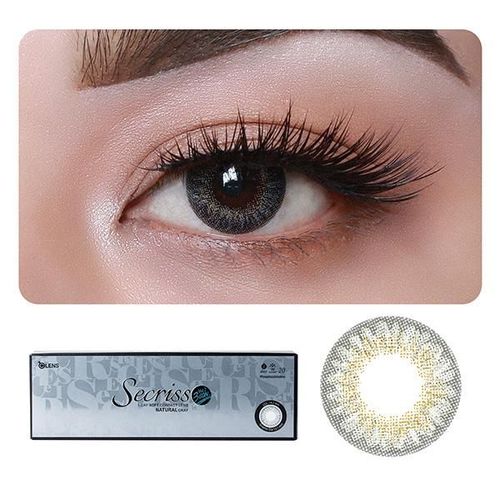 O-Lens Secriss 1Day Coloured Contact Lenses- Natural Grey ( 0.00 ) 1's